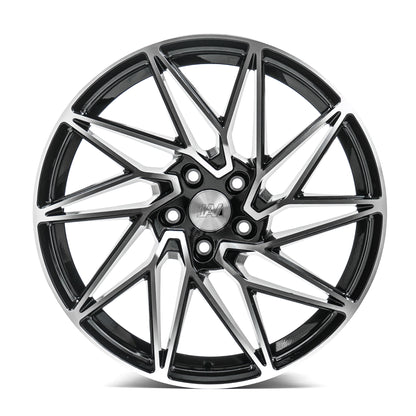 1AV Wheels - ZX10 Black w/ Machined Face