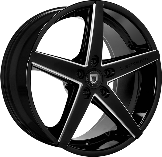 Lexani Concave Sport Series - R4 Gloss Black w/ CNC Accents (22x9)