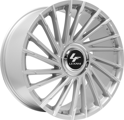 Lexani Concave Sport Series - Wraith XL-C Silver w/ Brushed Tips