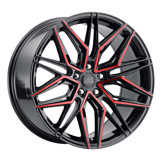 2Crave Mach Hybrid Forged - MF.6 Glossy Black w/ Red Machined Face & Undercut