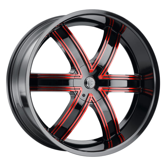 2Crave - No.44 Glossy Black w/ Red Machined Face