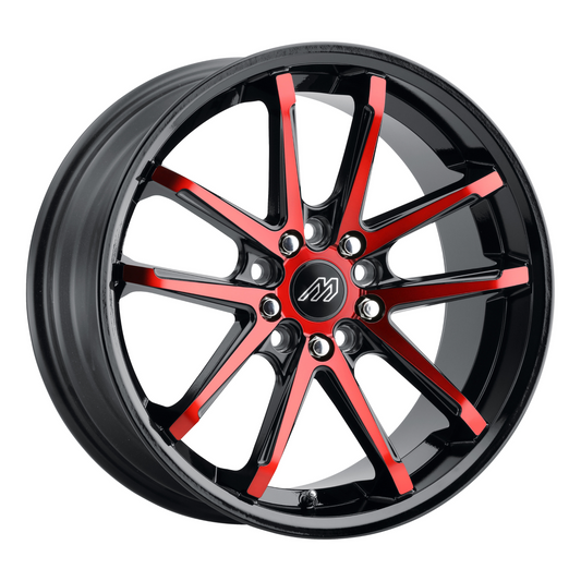 2Crave Mach Performance MP.58 Glossy Black w/ Red Machined Face