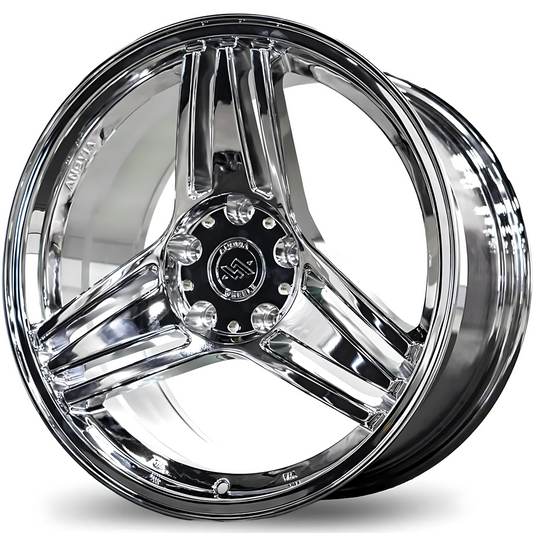 Anovia Wheels - Treble Chrome | 17x9 5x114.3 +35