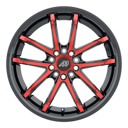 2Crave Mach Performance MP.58 Glossy Black w/ Red Machined Face