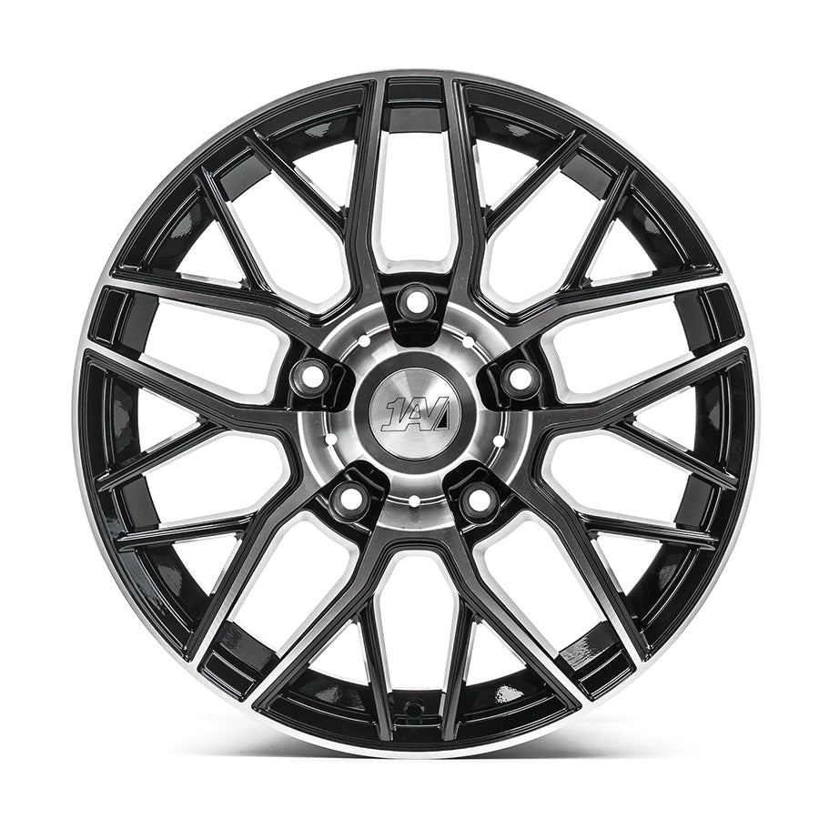 1AV Wheels - ZX11 Black w/ Machined Face